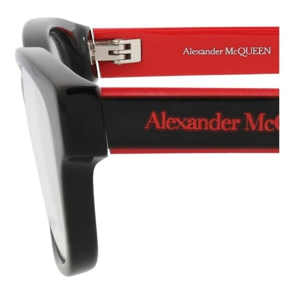 Alexander McQueen Womens Square/Rectangle Black Black Transparent Fashion - Picture 4 of 4